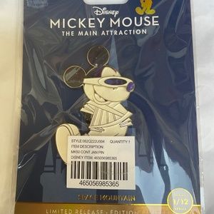 Disneys Mickey space mountain limited pin